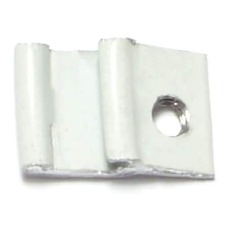 1/2 Self-Locking White Aluminum Storm Door Clips 30PK